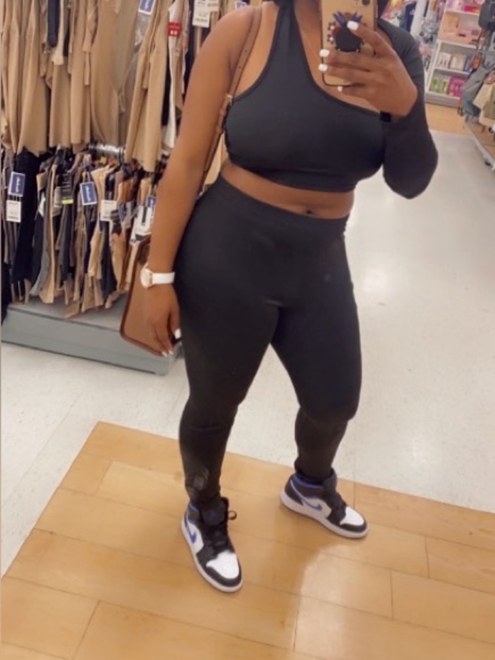 High-Rise Black Performance Leggings
